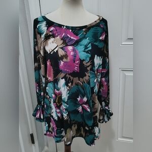 Floral Long Sleeve Top